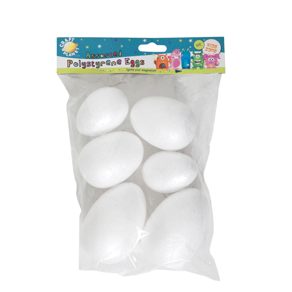 Craft Planet Polystyrene Eggs