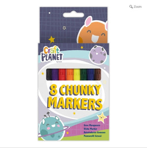 Craft Planet 8 Chunky Markers