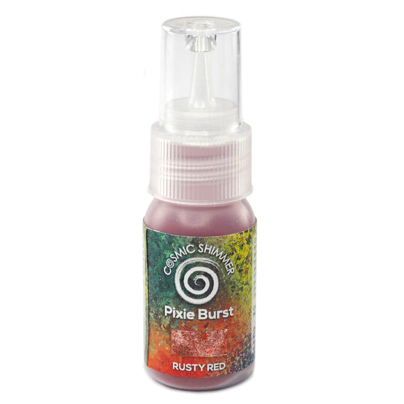 Cosmic Shimmer Pixie Burst Rusty Red 25ml