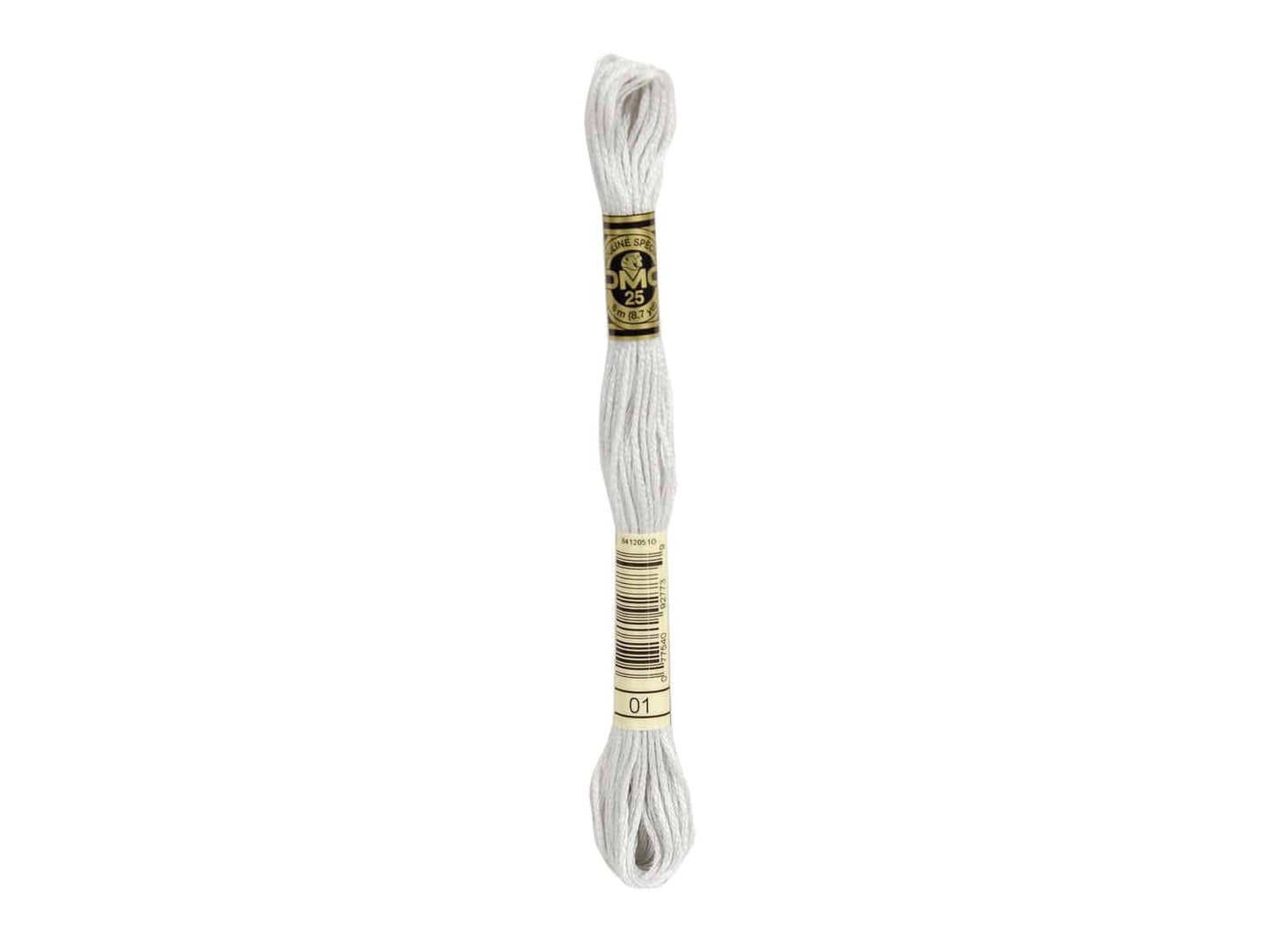 Mouline Stranded Cotton - 01 White Tin
