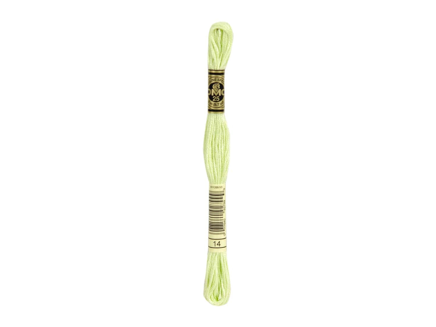 Mouline Stranded Cotton - 14 Pale Apple Green