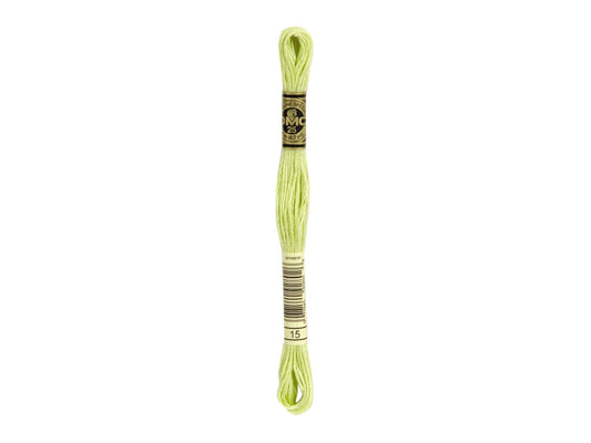 Mouline Stranded Cotton - 15 Apple Green