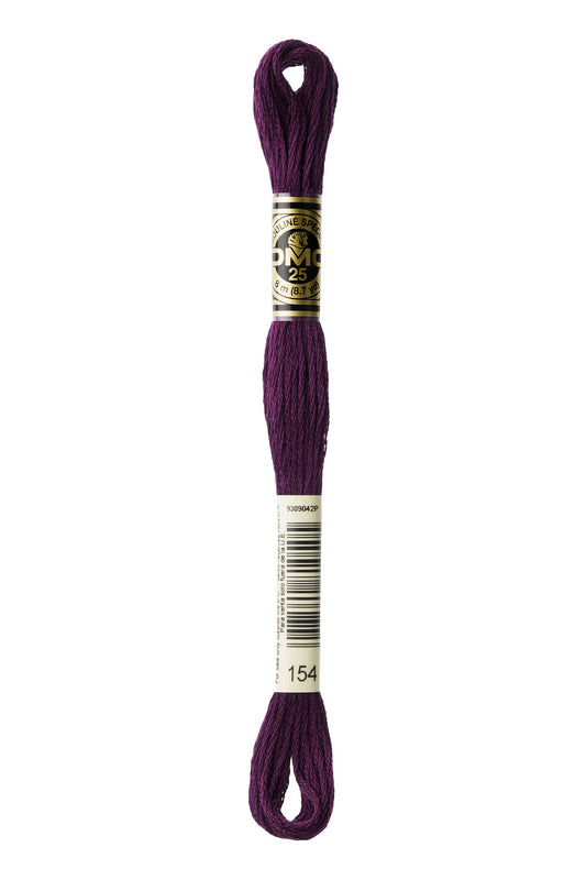 Mouline Stranded Cotton - 154 Very Dark Grape