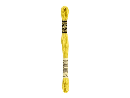 Mouline Stranded Cotton - 18 Yellow Plum
