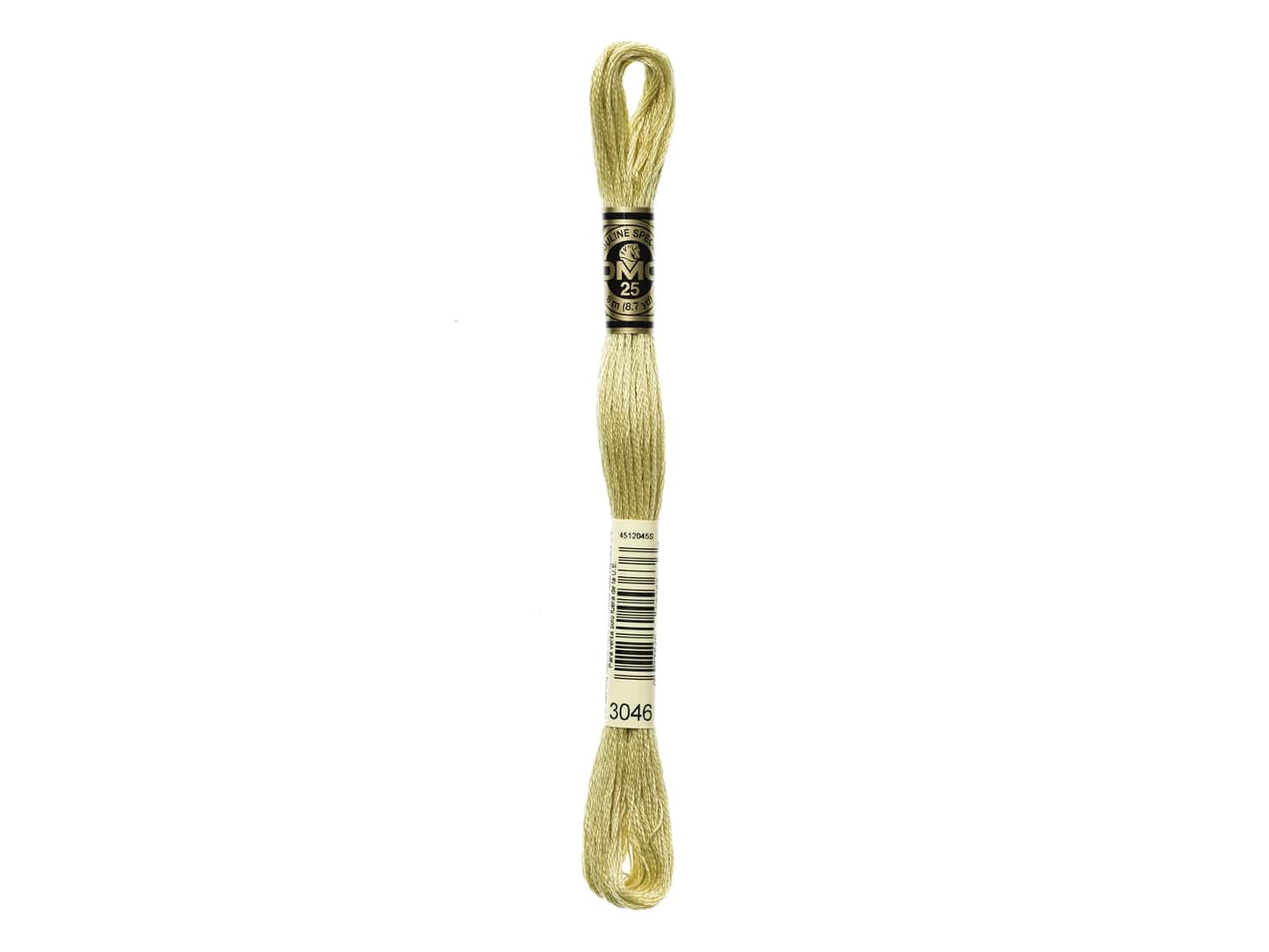 Mouline Stranded Cotton - 3046 Medium Yellow Beige