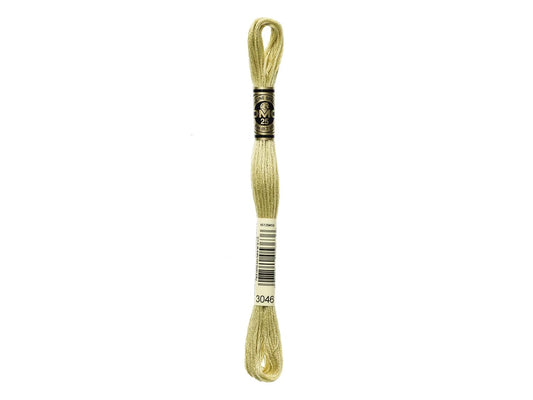 Mouline Stranded Cotton - 3046 Medium Yellow Beige