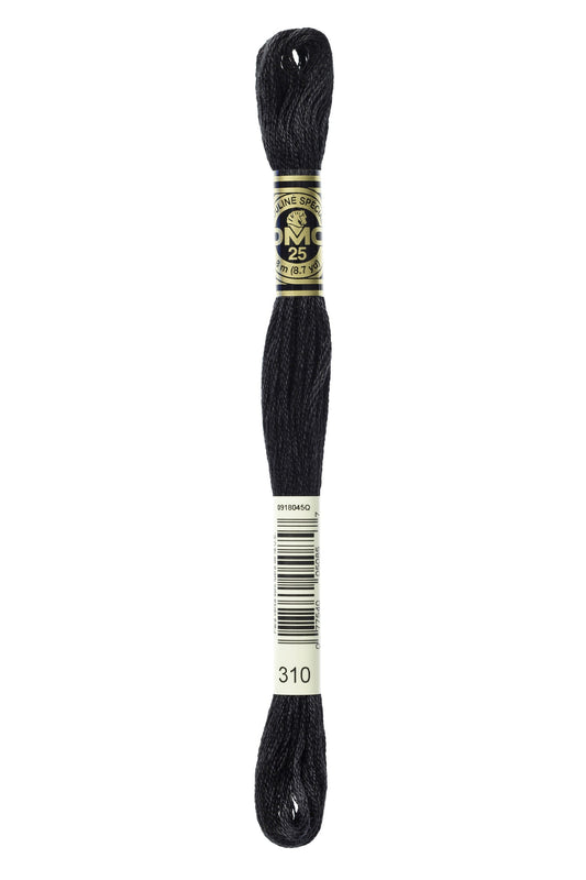 Mouline Stranded Cotton - 310 Black
