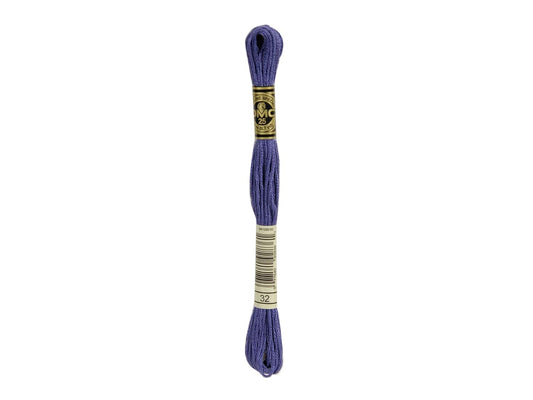Mouline Stranded Cotton - 32 Dark Blueberry