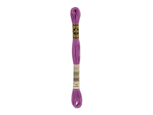 Mouline Stranded Cotton - 33 Fuchsia