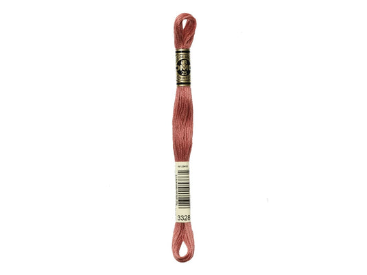 Mouline Stranded Cotton - 3328 Dark Salmon