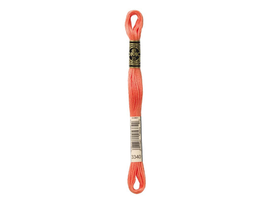 Mouline Stranded Cotton - 3340 Medium Apricot