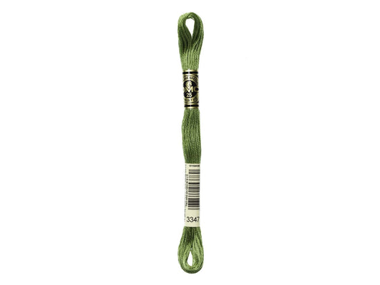 Mouline Stranded Cotton - 3347 Medium Yellow Green