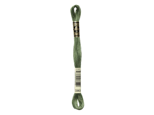 Mouline Stranded Cotton - 3363 Medium Pine Green