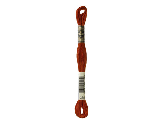Mouline Stranded Cotton - 355 Dark Terra Cotta