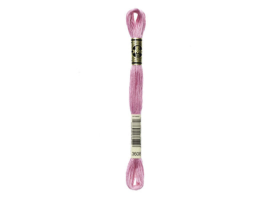 Mouline Stranded Cotton - 3608 Very Light Plum