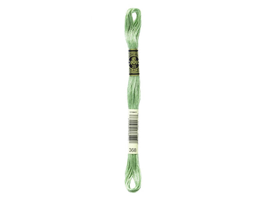 Mouline Stranded Cotton - 368 Light Pistachio Green