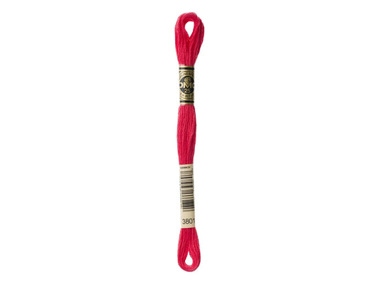 Mouline Stranded Cotton - 3801 Tulip Red