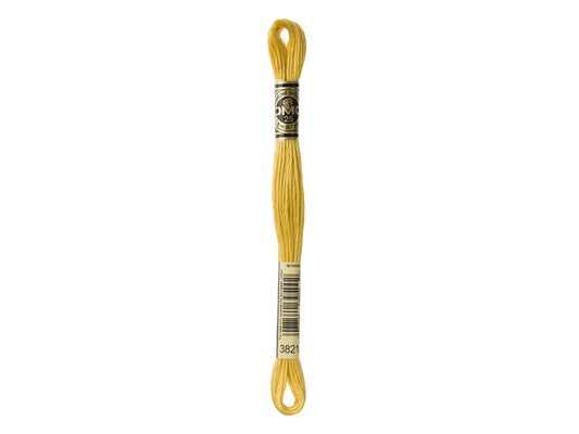 Mouline Stranded Cotton - 3821 Metallic Mango
