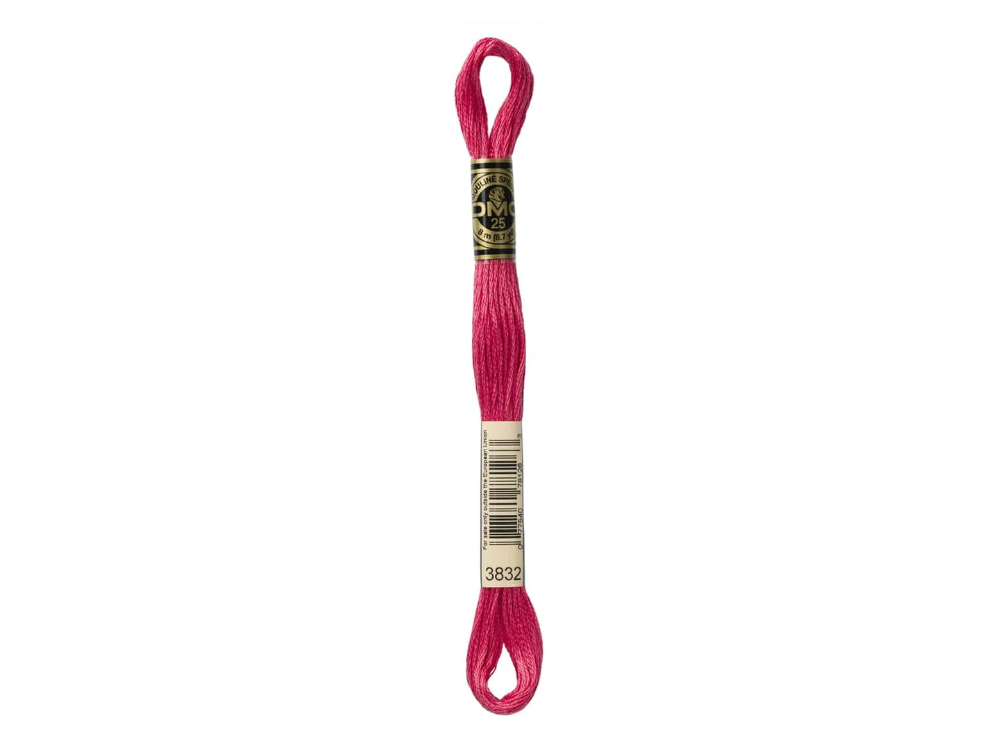 Mouline Stranded Cotton - 3832 Medium Raspberry
