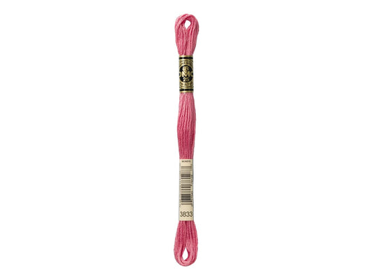 Mouline Stranded Cotton - 3833 Light Raspberry