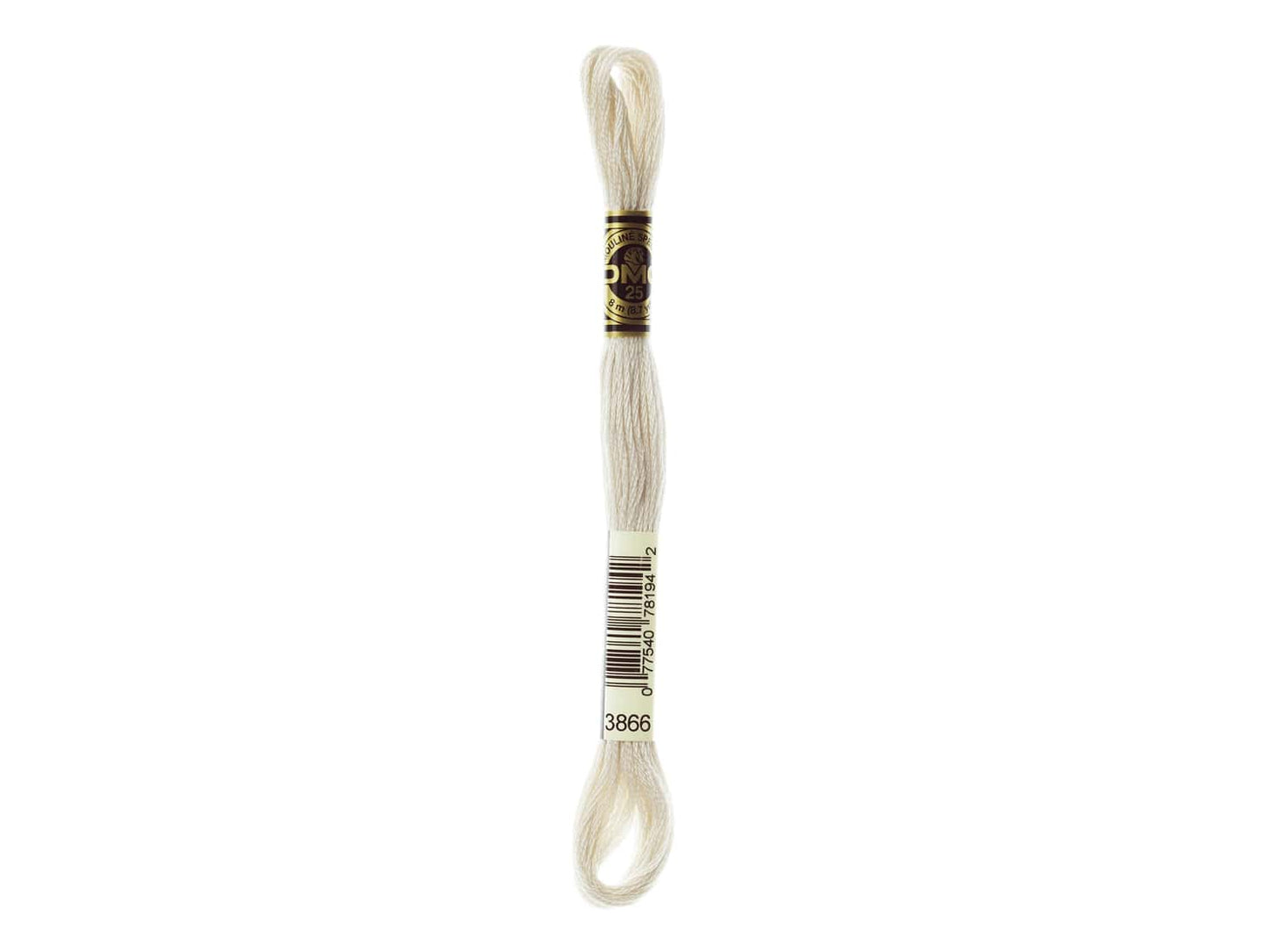Mouline Stranded Cotton - 3866 Ultra Light Very Light Mocha Borwn