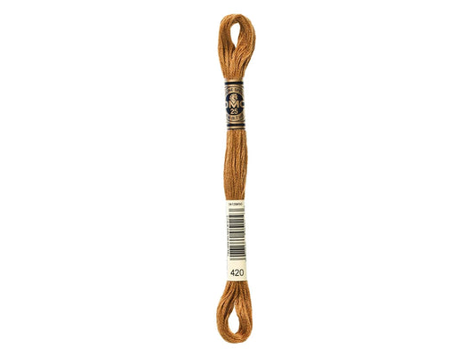 Mouline Stranded Cotton - 420 Dark Hazelnut Brown