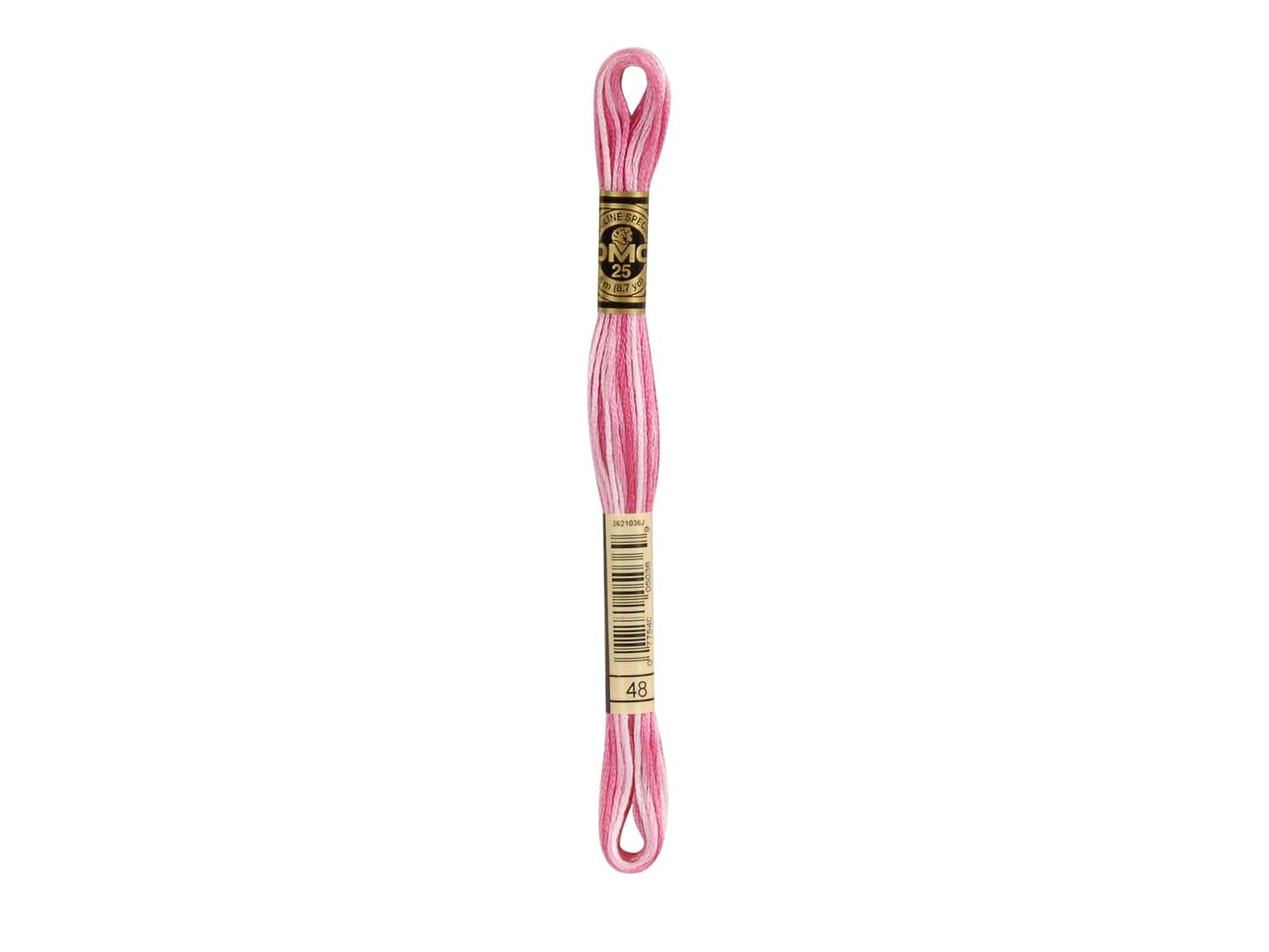 Mouline Stranded Cotton - 48 Variegated Baby Pink