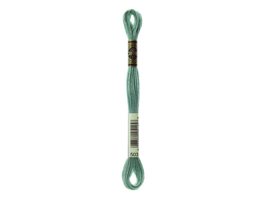 Mouline Stranded Cotton - 503 Medium Blue Green