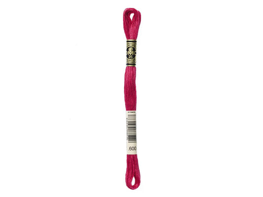 Mouline Stranded Cotton - 600 Very Dark Cranberry