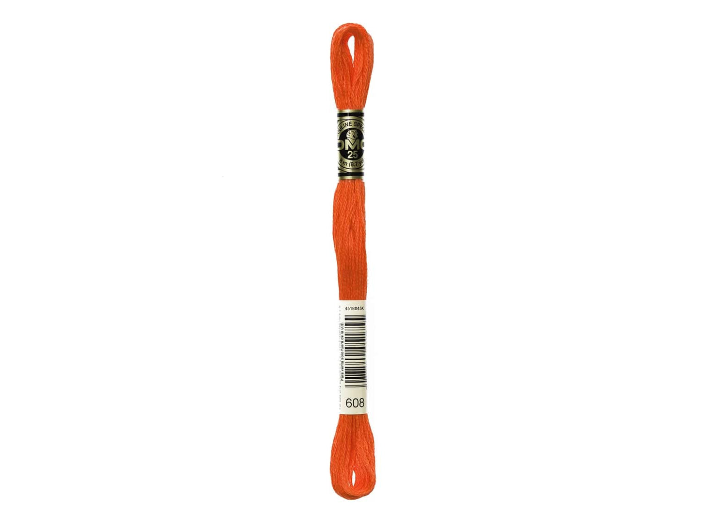 Mouline Stranded Cotton - 608 Bright Orange