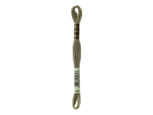 Mouline Stranded Cotton - 642 Dark Beige Grey