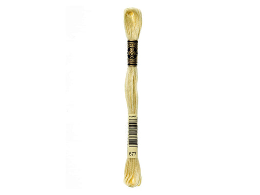 Mouline Stranded Cotton - 677 Very Light Old Gold
