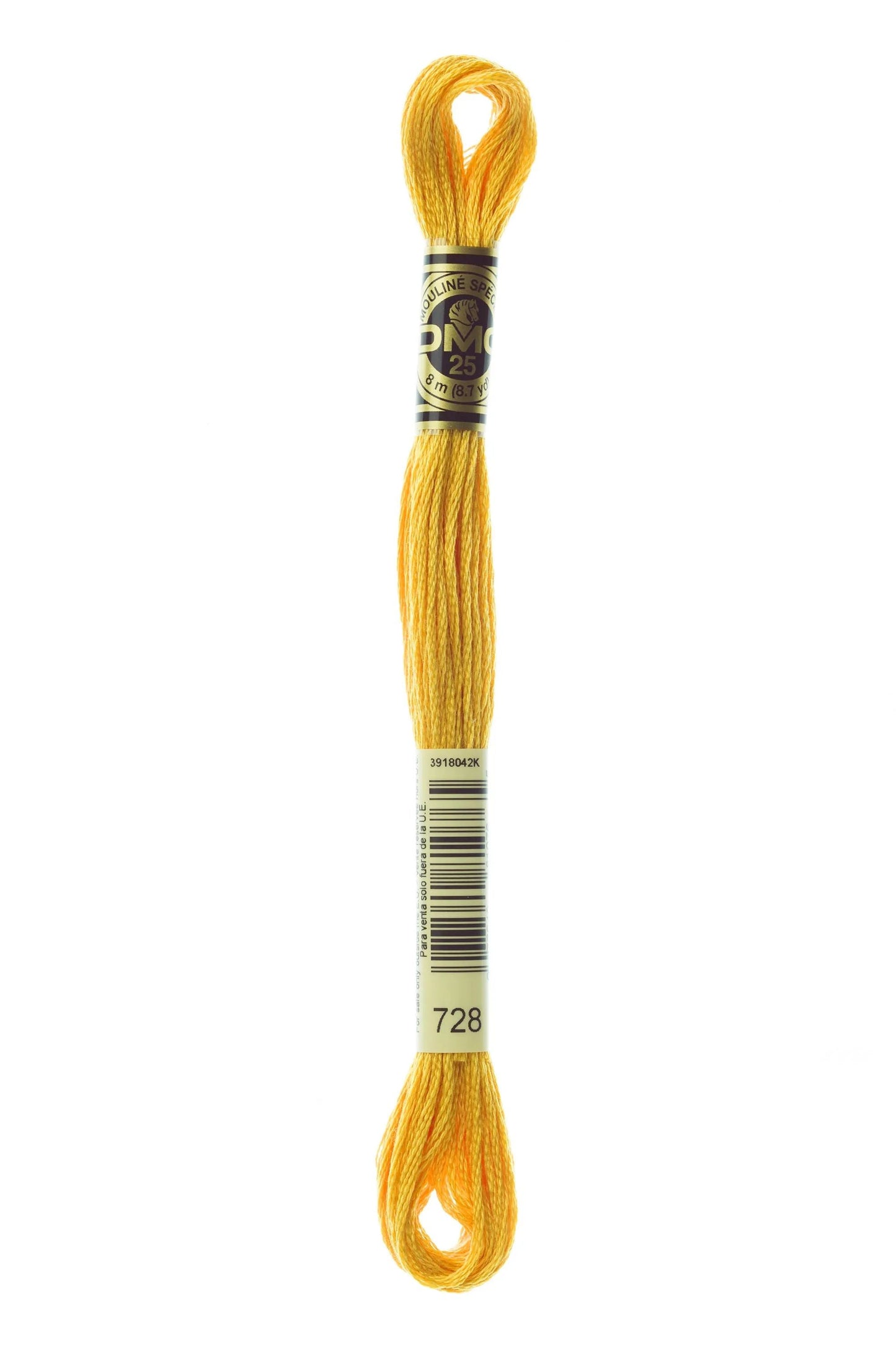 Mouline Stranded Cotton - 728 Golden Yellow