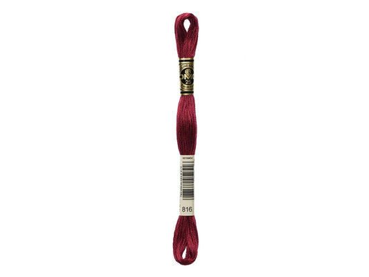 Mouline Stranded Cotton - 816 Garnet
