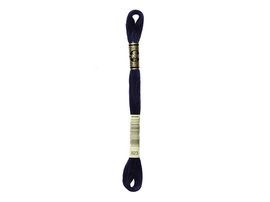 Mouline Stranded Cotton - 823 Dark Navy Blue