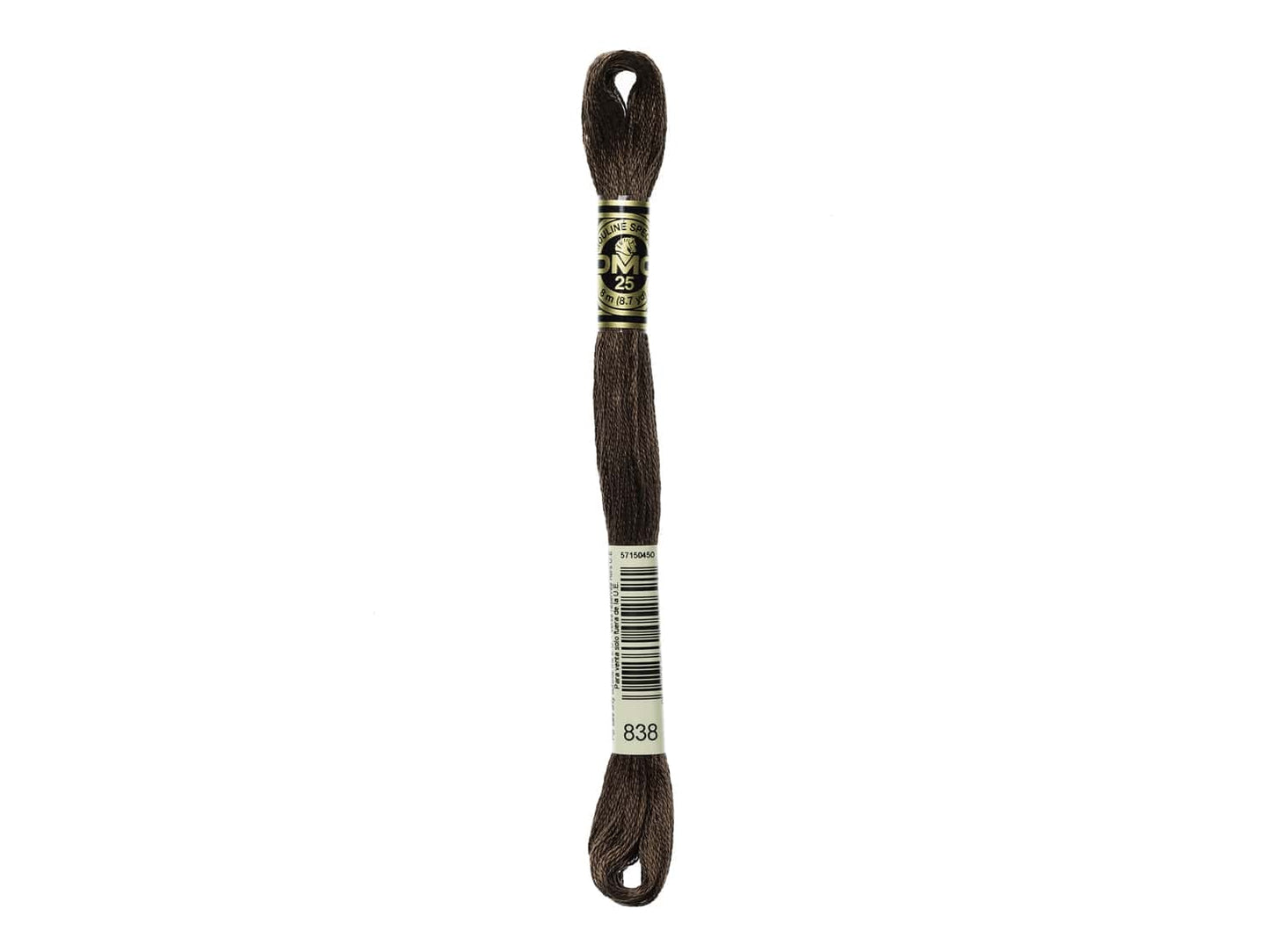 Mouline Stranded Cotton - 838 Very Dark Beige Brown