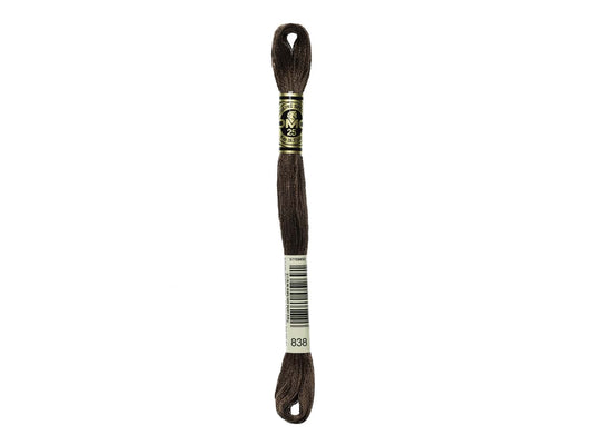 Mouline Stranded Cotton - 838 Very Dark Beige Brown