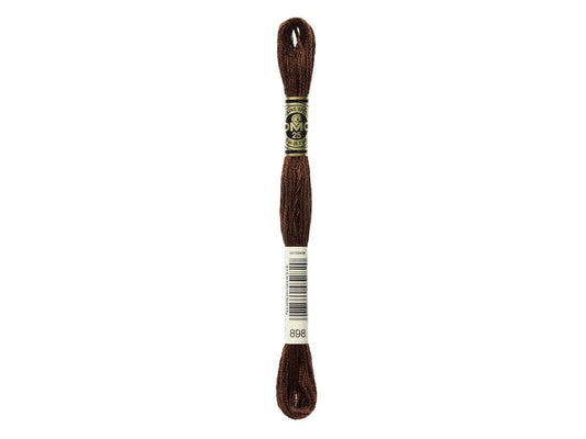 Mouline Stranded Cotton - 898 Very Dark Coffee Brown