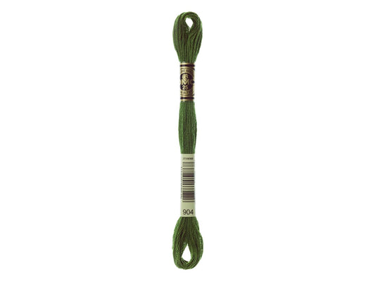 Mouline Stranded Cotton - 904 Very Dark Parrot Green