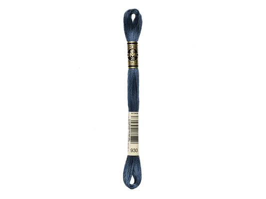 Mouline Stranded Cotton - 930 Dark Antique Blue