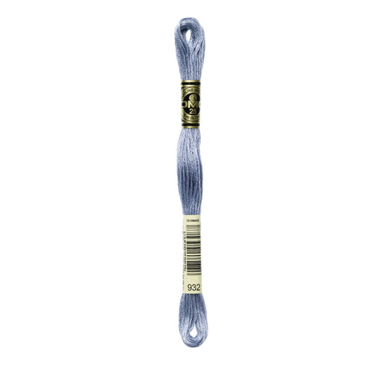 Mouline Stranded Cotton - 932 Antique Blue Light