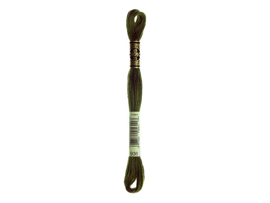 Mouline Stranded Cotton - 936 Very Dark Avocado Green