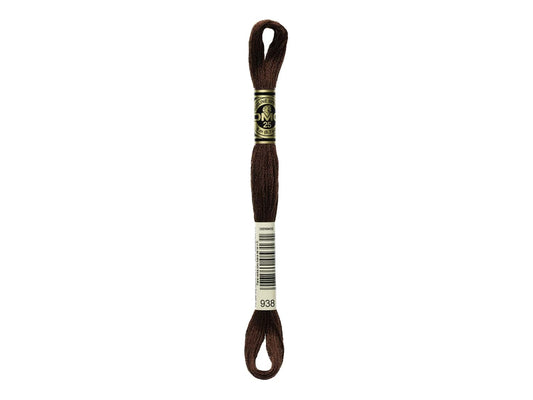Mouline Stranded Cotton - 938 Ultra Dark Coffee Brown