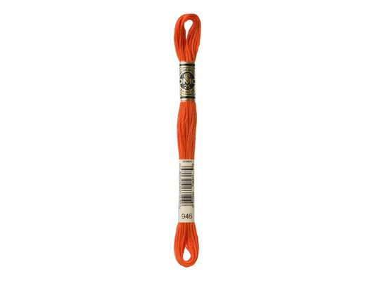 Mouline Stranded Cotton - 946 Medium Burnt Orange