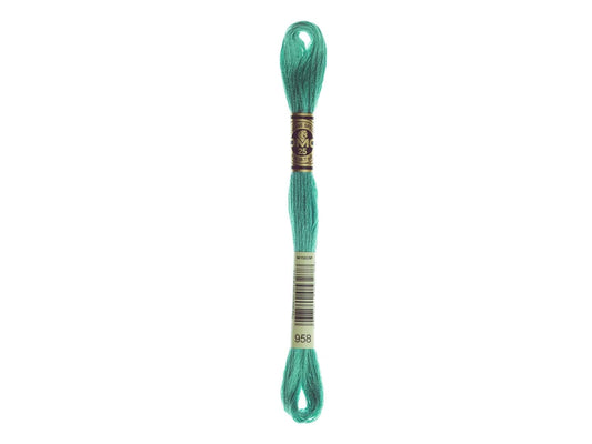 Mouline Stranded Cotton - 958 Dark Sea Green