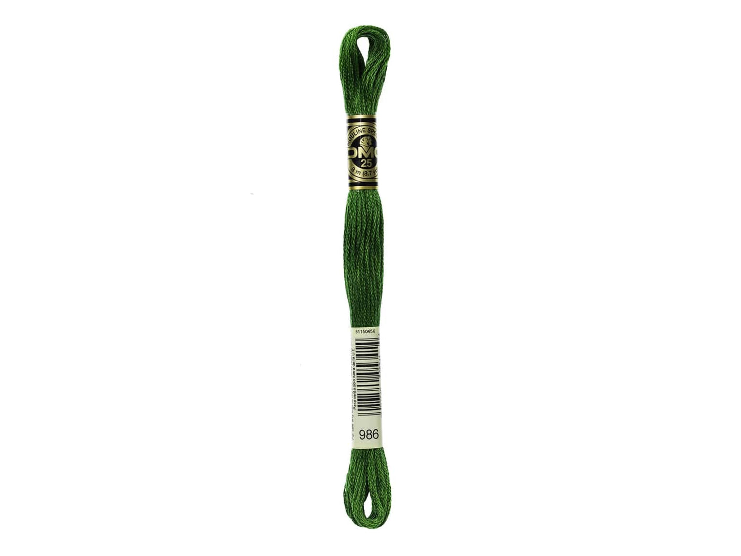 Mouline Stranded Cotton - 986 Very Dark Forest Green