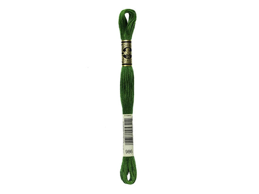Mouline Stranded Cotton - 986 Very Dark Forest Green
