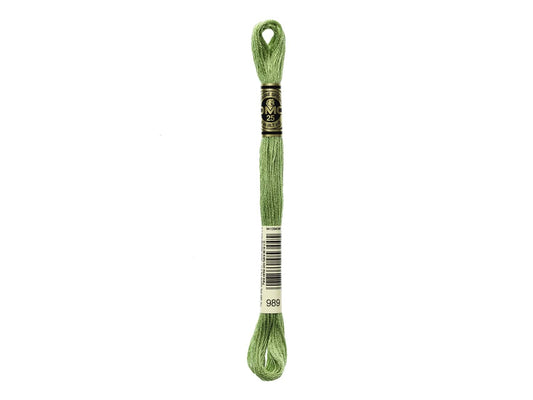 Mouline Stranded Cotton - 989 Forest Green