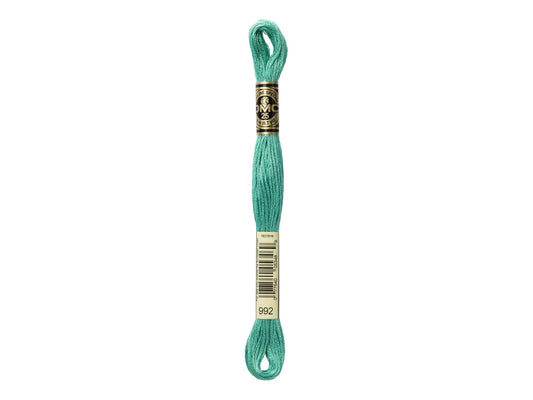 Mouline Stranded Cotton - 992 Medium Aquamarine