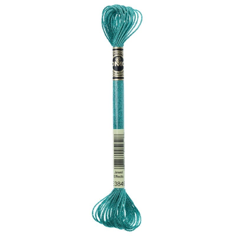 Light Effects Thread 6 x 8m Skeins - E3849 Metallic - Aquamarine Blue